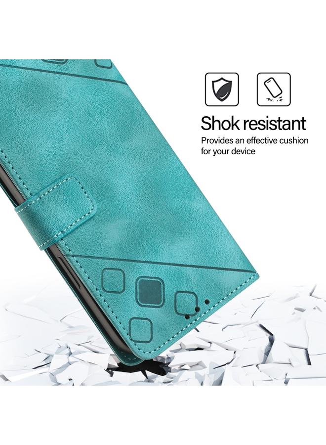 S-TOP Case For OPPO F17 Pro / A93 2020 4G Global Skin-feel Embossed Leather Phone Case - Image 5