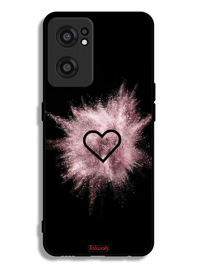 Tolwak OnePlus Nord CE 2 5G Protective Case Cover Heart On Glitters - Image 2