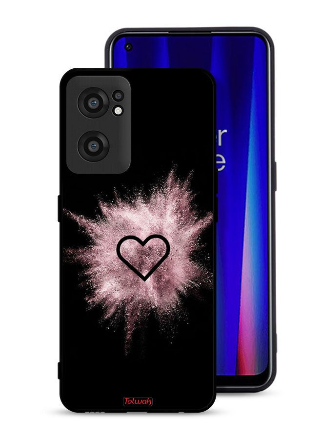 Tolwak OnePlus Nord CE 2 5G Protective Case Cover Heart On Glitters - Image 1