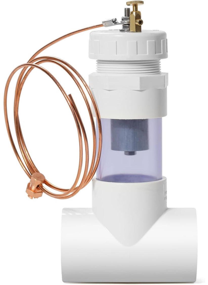 briidea briidea New Install 2 Inline Zinc Anodes for Saltwater Pools White  - Image 1