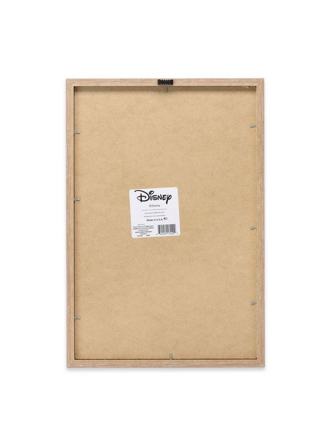 أوبن رود براندز ديكور حائط خشبي مؤطر من ديزني بيتر بان تينكر بيل الإيمان والثقة وبيكسي داست - صورة تينكر بيل لطيفة لغرفة النوم أو ديكور المنزل - Image 3