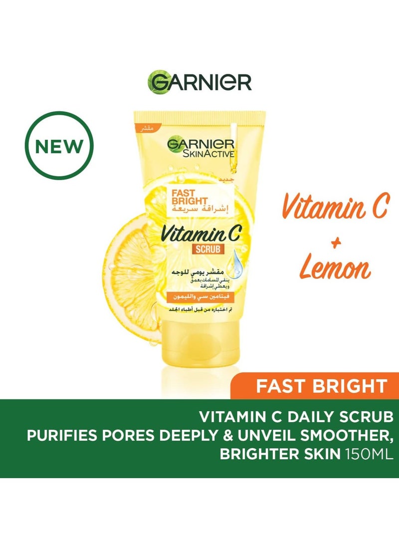 Garnier Garnier Fast Bright Vitamin C Daily Scrub – 50ml  - Image 2