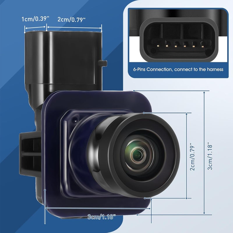 ACAUTO Rear View Backup Reverse Camera for 2014-2016 Ford Escape - Image 2