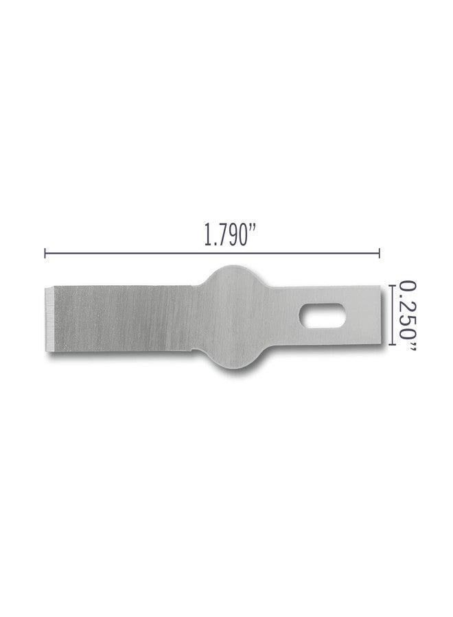 Excel Blades #17A Narrow Chisel Blades (100-Pack) - High Carbon Steel Replacement Blades for Hobby Knives - Perfect for Trimming Wood, Plastic, Paper, Leather and DIY with Dispenser, Made in USA - Image 3