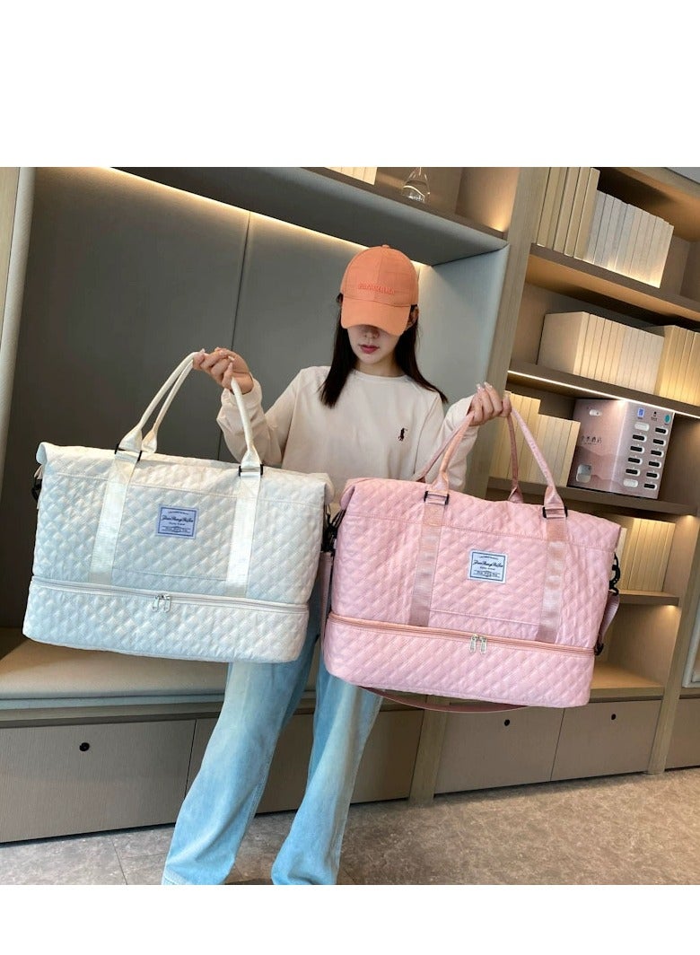 Portable luggage bag, suitable for travel, white - Image 3