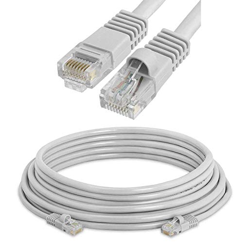ANDTRONICS CAT-6 Snagless Network RJ45 Ethernet Patch LAN Cable CAT6-20M / 60 ft - Grey - Image 2