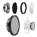 ZSDTRP Carburetor Carb Velocity Stack Air Filter Cleaner Modified Trumpet Aluminum Alloy with Sponge Filter Steel Mesh for PWK 2130mm Short Fast Intake Suggest for Small Displacement Titan 50mm - Image 2