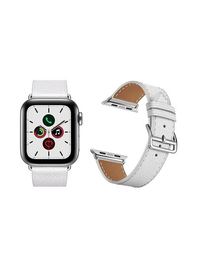 فيسوس الفرقة الأنيقة لسلسلة Apple Watch 5/4/3/2/1 White