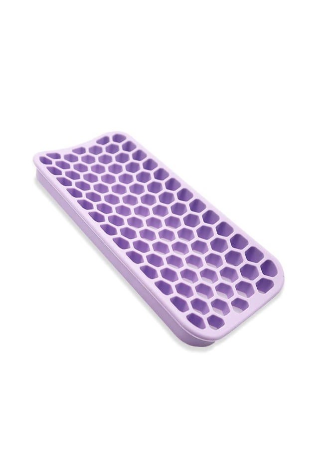BangBoom Small Silicone Pad for Curling Iron, Thicker Heat Resistant Silicone Mat for Hair Tools, Portable Hair Styling Tool Rest Holder for Straightener, Hair Dryer, Flat Iron (Purple) - Image 1
