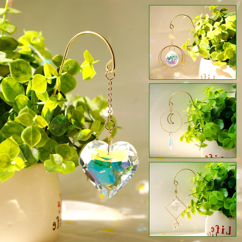 HYBEADS DIY Sun Catcher Kits for Adults, 260 pcs Crystal Suncatchers Making Suppliers for Garden Plant Windows Hanging Art and Crafts for Women Valentines Mother's Day Birthday Gifts Home Decor - Image 2