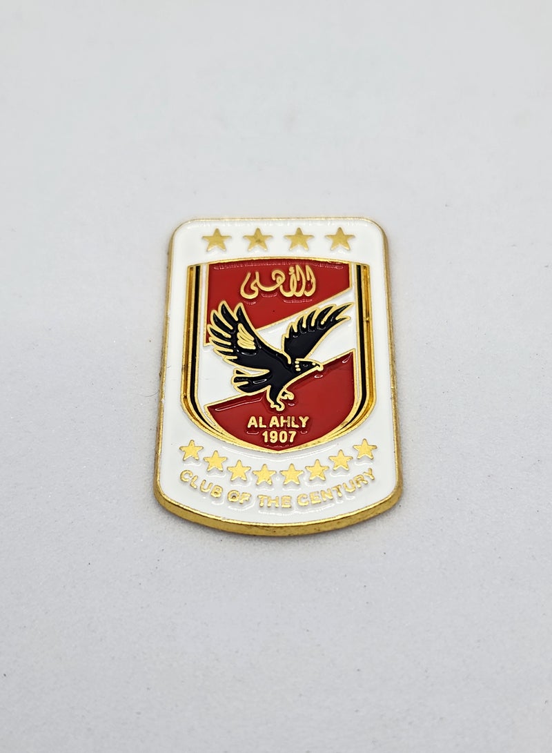 Acnor Al Ahly Club of The Century Design| 1907 Emblem with Eagle | Egyptian Football Club Fan Souvenir | Collector’s Memorabilia - Image 1