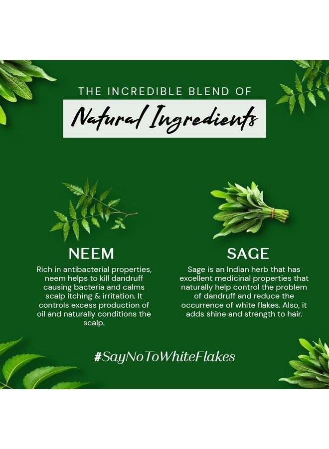 atulya Neem & Sage Hair Oil Antidandruff Hair Oil Hair Oil For Hair Growth Silicone & Mineral Oil Free Suitable For All Hair Types 200Ml - Image 4