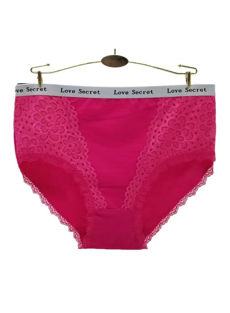 Zeemey Love Secret 6 Pack Womens Underwear Cotton Sort Bikini Breathable Panties Low Rise Hipster Ladies Lingerie - Image 5