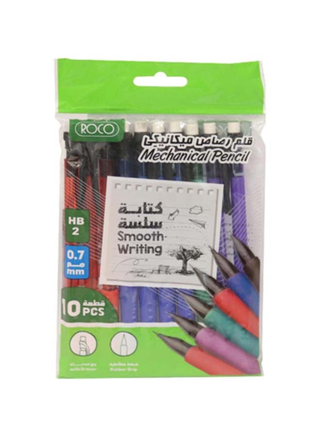 روكو قلم رصاص ميكانيكي روكو 0.7 مم 10 قطع - Image 1