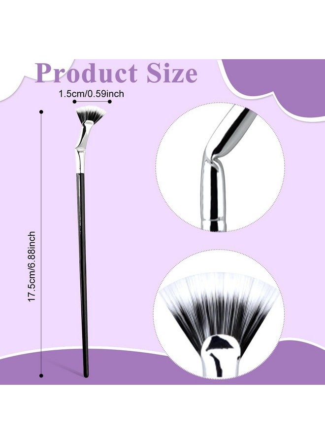 MAYCREATE® 1Pc Folding Angle Scalloped Lash Brush, Eyelash Fan Brush Makeup, Natural Lifted Effects and Enhance Lower Lashes Creates Flawless, Clump-Free Lashes Makeup Tool - Image 2