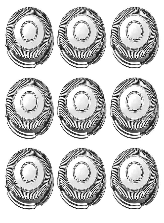 Suleto SH70 Replacement Heads Blades Fit for Shavers Series 7000, Razor Heads Fit for Series 7000 Shaver 7500 7530 S7370 S7371 S7720, 9-Pack SH70 Replacement Blades Upgrade Head - Image 1