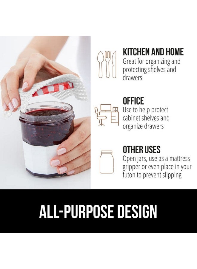 GORILLA GRIP powerGRIP Drawer Shelf and Cabinet Liner, Thick Strong Hold, Non-Adhesive Liners Protect Kitchen Cabinets and Cupboard, Bathroom Drawers, Easy Install, Breathable Mat, 20" x20' Snow White - Image 5