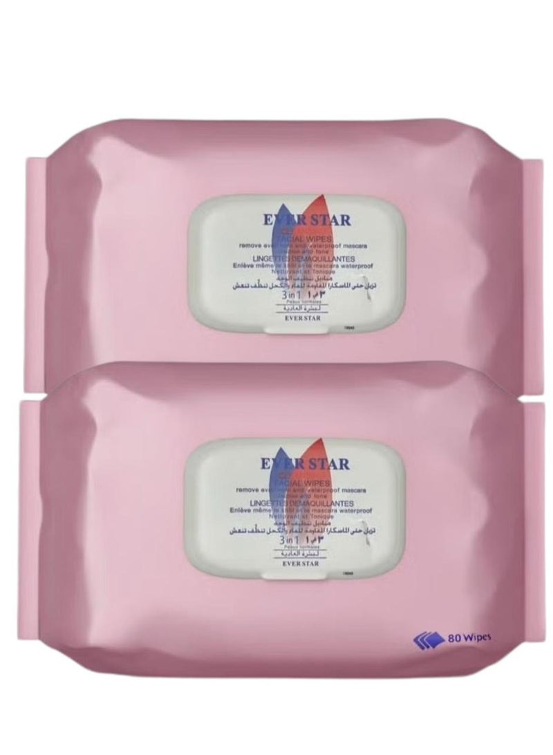 Ever star 80+80 pieces  remover wipes - Image 1