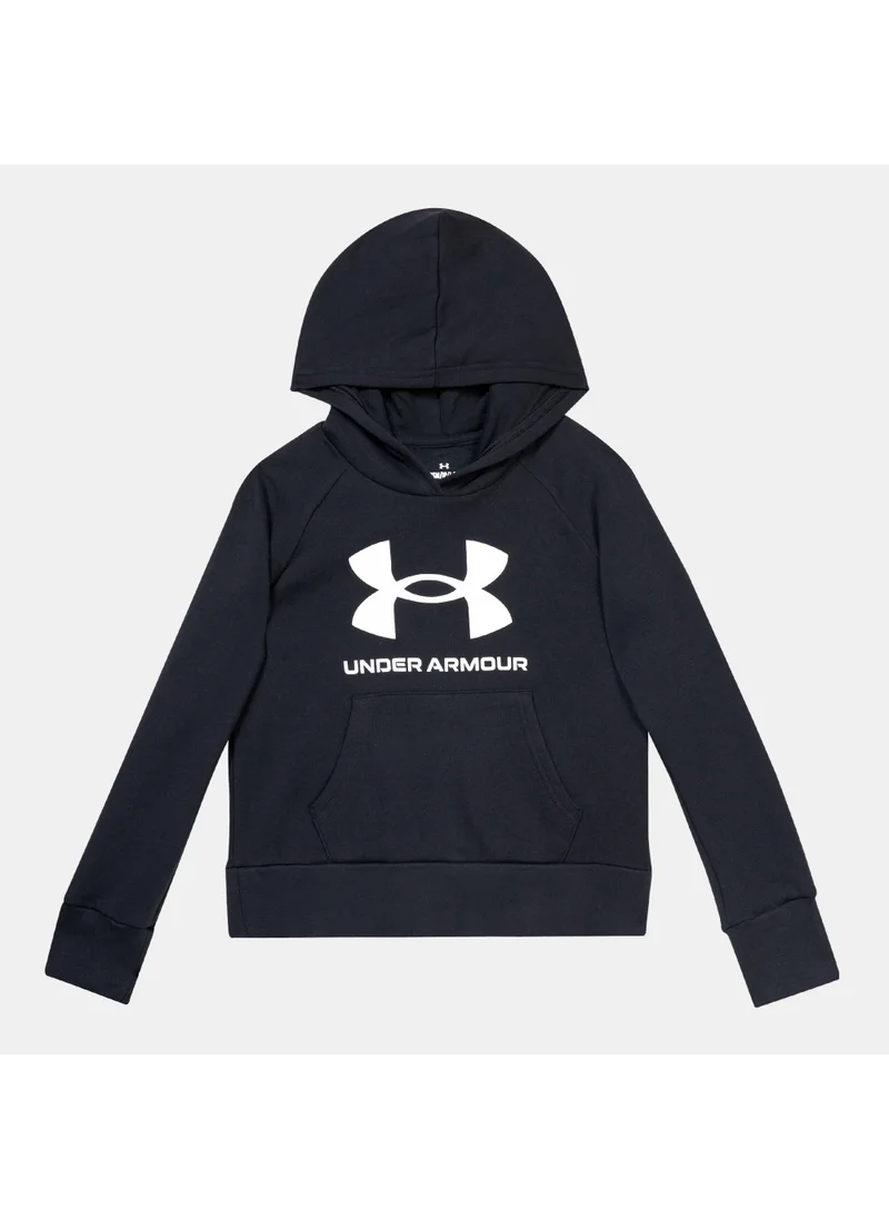 UNDER ARMOUR Kids' Rival Fleece Big Logo Hoodie