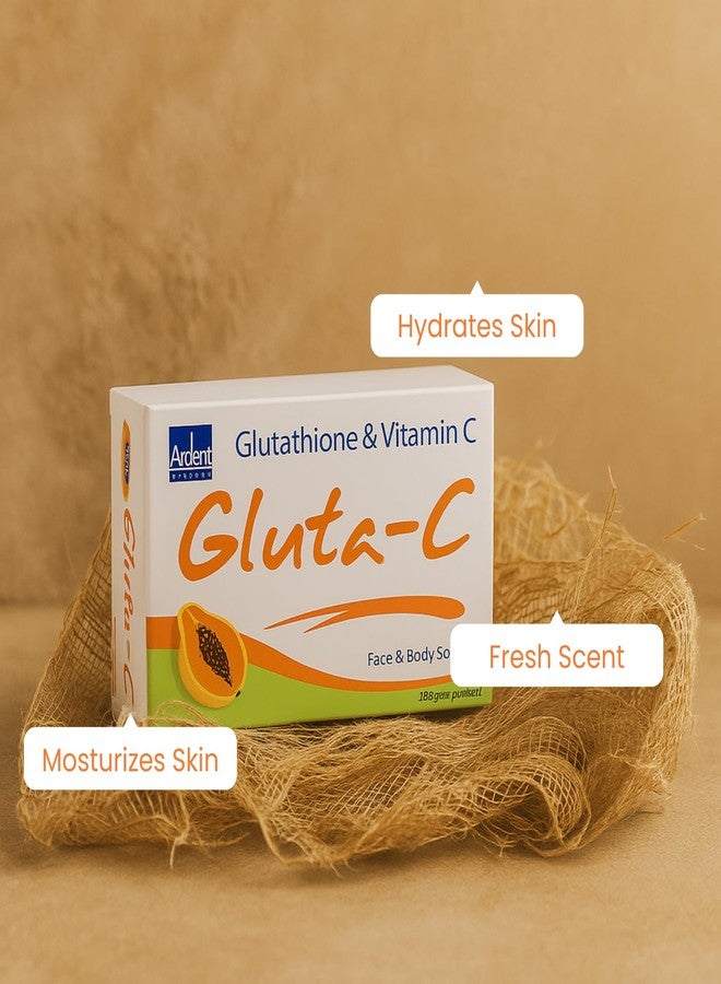 GLUTA C Face and Body Soap Hydration Nourishing Soft Smooth Revitalizing Supple Texture Healthy Glow Refreshed Balanced Skincare Gentle Care - 135g - Image 4