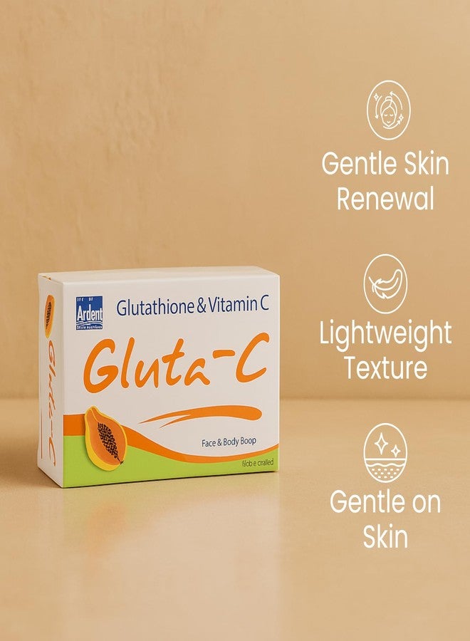 GLUTA C Face and Body Soap Hydration Nourishing Soft Smooth Revitalizing Supple Texture Healthy Glow Refreshed Balanced Skincare Gentle Care - 135g - Image 3