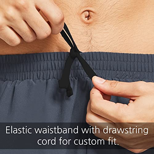 baleaf Men's 5" Running Athletic Shorts Zipper Pocket for Workout Gym Sports Lightweight Quick Dry Gray Size L - Image 5