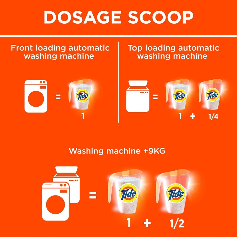 Tide تايد مسحوق غسيل أوتوماتيكي برائحة أصلية 3kg - Image 3