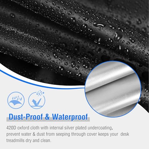 Aidetech Walking Pad Cover for Akluer, Dust-Proof Under Desk Treadmill Cover for Home Office-43L x 20W x4H Inch (Cover Only) - Image 4