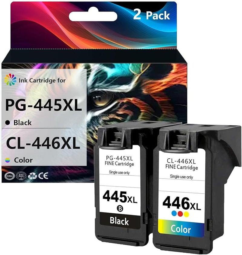 High Yield Black and Color Ink Cartridges for Pixma IP2840 MG2440 MG2940 Printers - Image 1