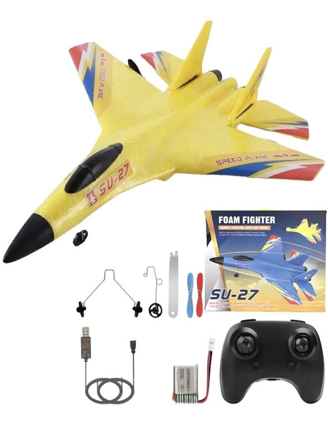 KIDSZILLA Rc Airplane 2.4 GHZ Remote Control Airplane Glider, 2 CH Easy to Fly Remote Control Fighter Jet, Epp Foam Rc Aircraft with Automatic Balance Gyro for Kids/Adult Kids-3 - Image 1
