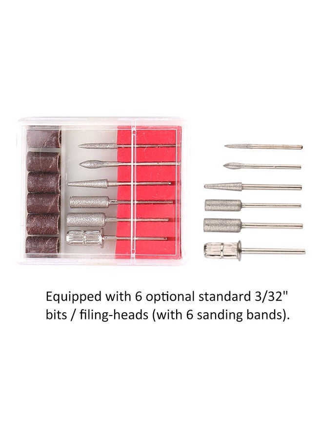 NIBEMINENT Professional Electric Nail Art Drill Pen Gold 24 x 10 20cm - Image 5