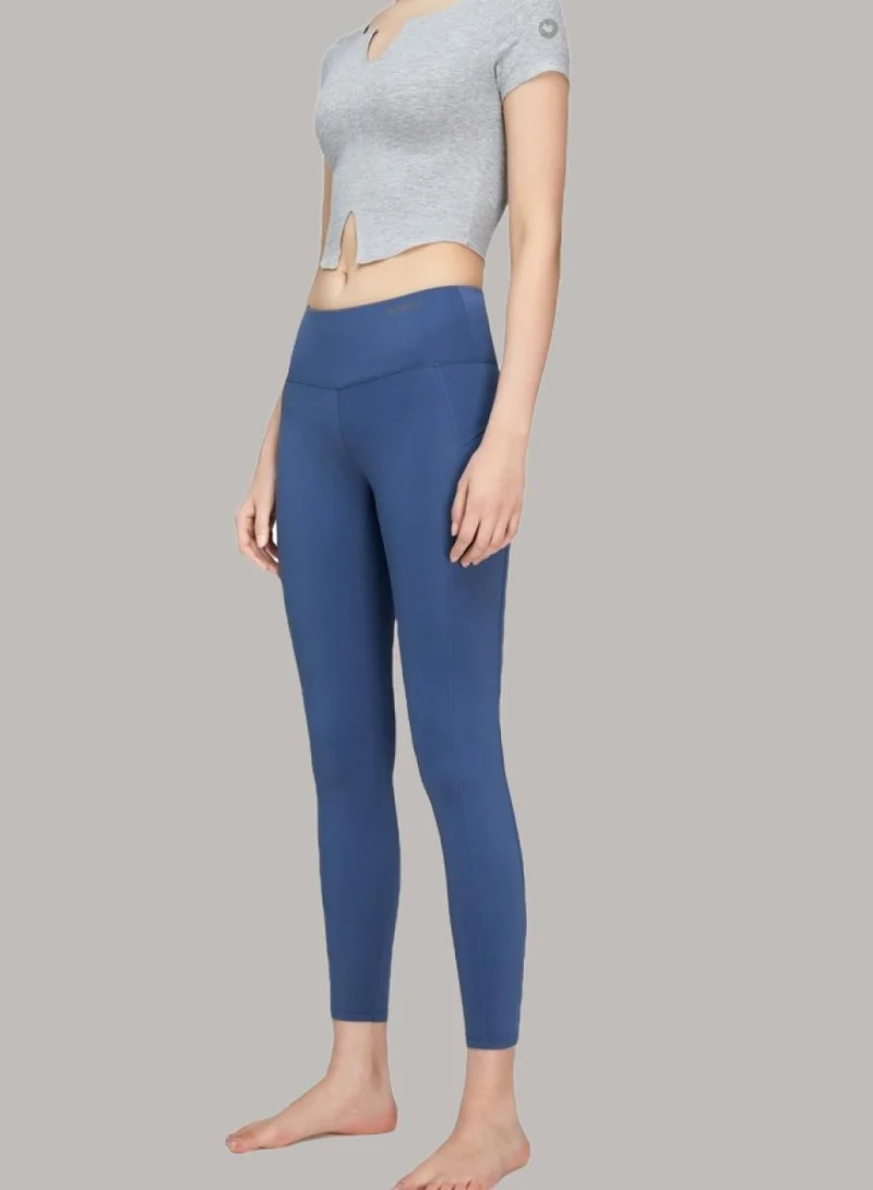 Womens Mid Waist Contour Workout Sport Leggings Yoga Pants Tummy Control Running Pants