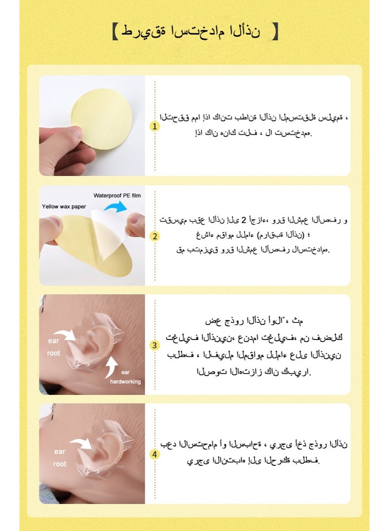 سويمبوبو 100 قطعة من الأذن المقاومة للماء للأطفال حديثي الولادة الاستحمام السباحة الاستحمام ركوب الأمواج الغوص وغيرها من الأذن الرياضات المائية - Image 3