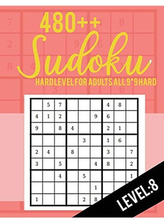 Sudoku Hard Level For Adults All 9*9 Hard 480++ Sudoku Level 8  Sudoku Puzzle Books  Sudoku Puzz - pzsku/ZAF4AF1EDA46A9B0E6502Z/45/1746233013/686c998d-3683-4c1b-90c2-8a43b4113849
