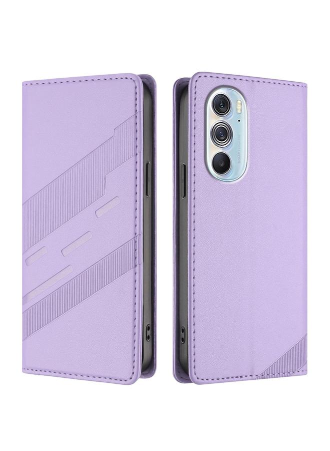 S-TOP Case For Motorola Edge 30 Pro Embossed Multi-functional Wallet Retro Leather Phone Case - Image 2