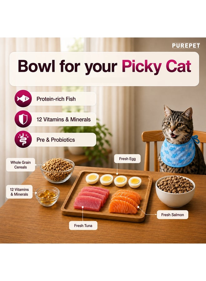 PUREPET Dry Cat Food  Tuna & Salmon - Image 4