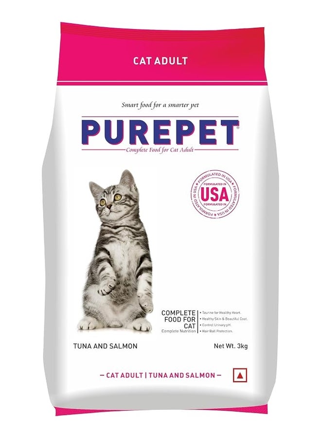 PUREPET Dry Cat Food  Tuna & Salmon - Image 1