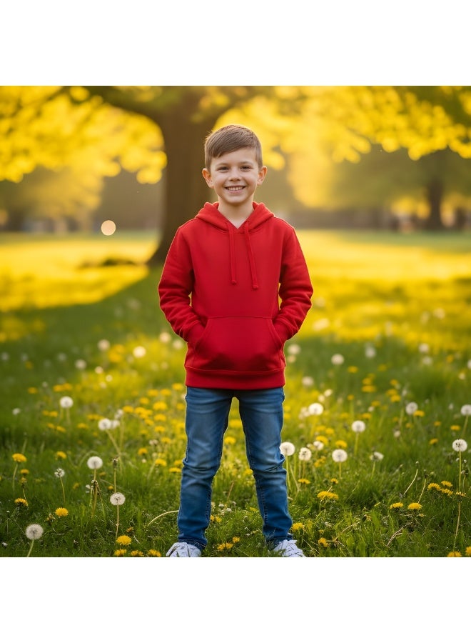برينت شوب فور مي هودي للأولاد - سترة بغطاء رأس بأكمام طويلة وجيب أمامي - قطن ناعم مناسب للمدرسة والرحلات ووقت اللعب والارتداء اليومي والاستخدام الخارجي - مقاس مريح - Image 2