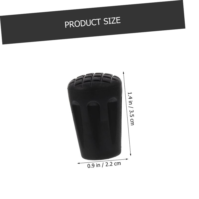 10Pcs Universal Non Slip Rubber Tips For Trekking Poles Walking Sticks And Crutches - Image 3