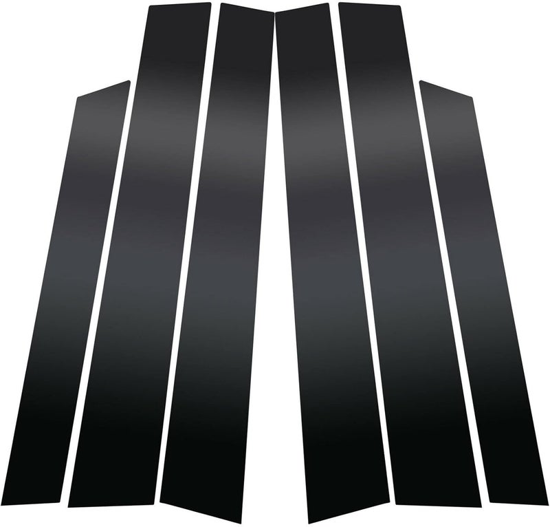 DEMULAX 6PCS Polished Pillar Posts Window Trim Cover - Image 1