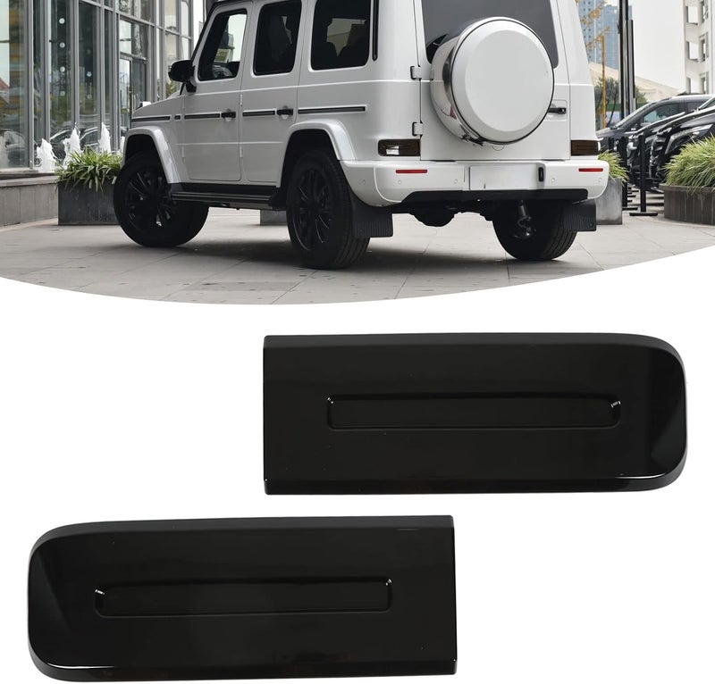 Tail Lamp Decorative Cover Trim, Taillight Protective Guard for G Class 2019-2022, Smoky Black ABS Tail Light Cover with Gapless Fit, Replacement for W463 - Image 2