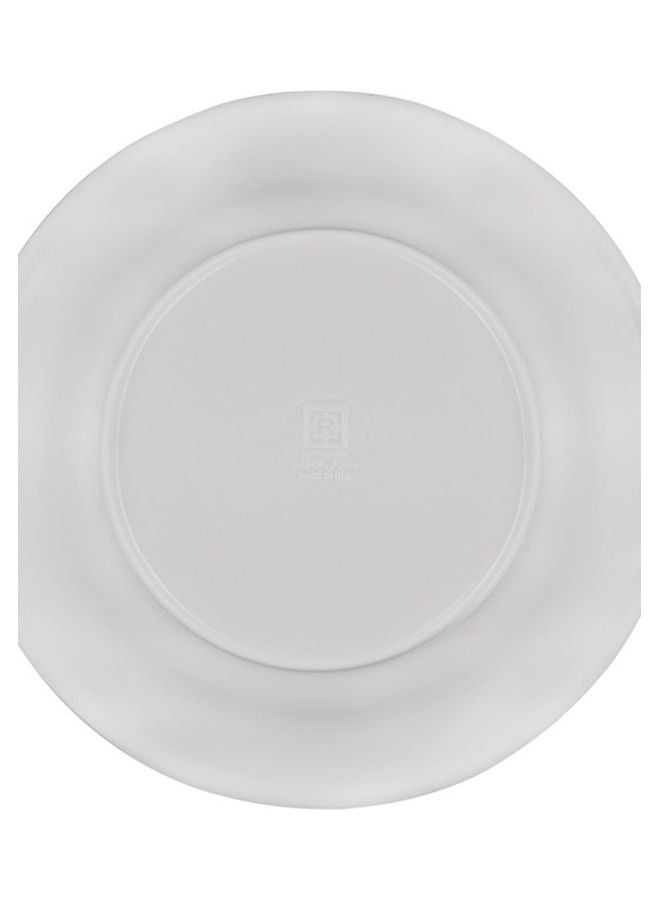 Royalford 8 Inch Round Melamineware Melamine Dinner Plate, Serving Plate | Classic Design, Deep Soup Plate | Ideal for Soup, Desserts & Ice Cream | White | RF10857 White 8inch - Image 2