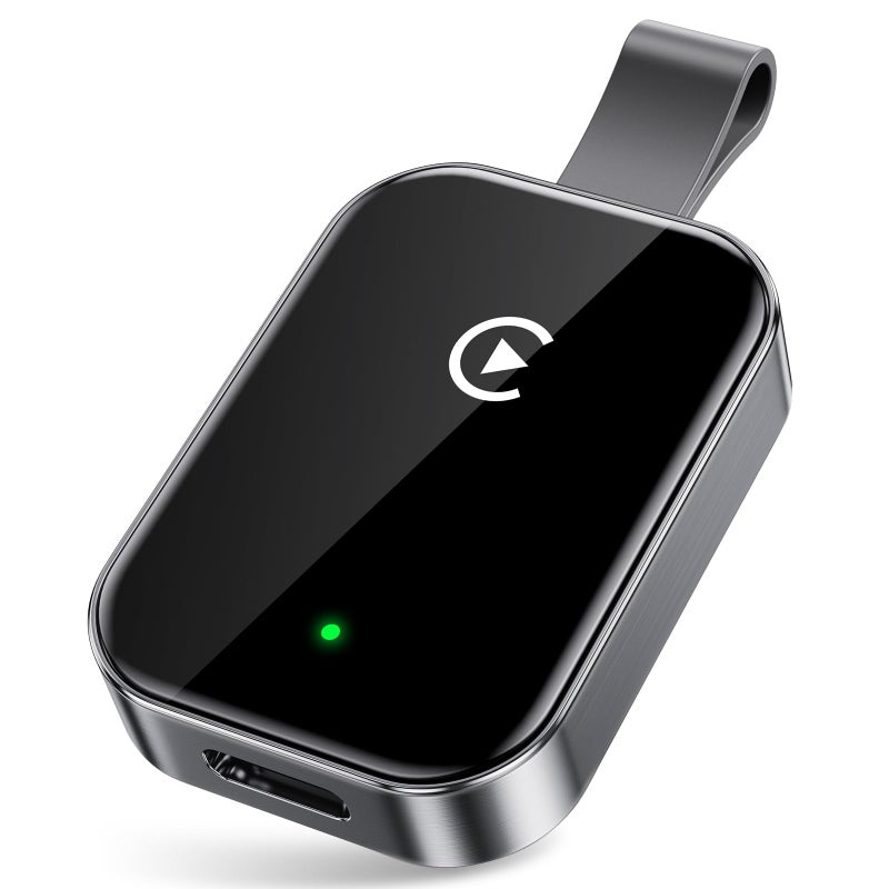 ZYW High Tech Wireless CarPlay Adapter for Apple-Super Mini Edition | Easy to Upgrade Wired Car Play to Wireless | Latency-Free in-Dash Navigation GPS Dongle for iPhone iOS 10+(Licorice Espresso) - Image 1