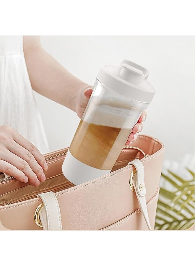 RollsTimi  3-Piece Electric Shaker Bottle,400ml Leak-Proof Shaker Bottles for Protein Mixes - Stirring Gadgets Kitchen Accessories, Rechargeable Powder Blender for Meal Replacement - Image 5