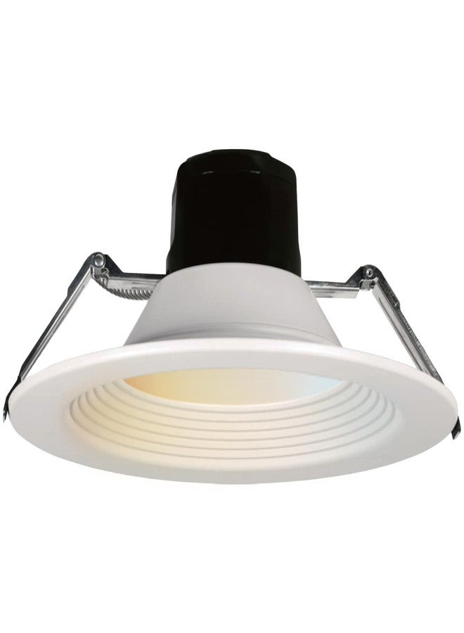 Sunlite 8" LED Commercial Recessed Round Downlight Fixture, Power Selectable 18W/27W/36W, 4000 Lmns, CCT Switch 27K/30K/35K/40K/50K, 90 CRI, Dimmable, Title-24 Compliant, ETL Listed - Image 1