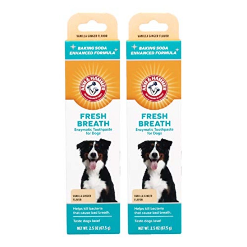for Pets Fresh Breath Enzymatic Toothpaste for Dogs Vanilla Ginger Flavor Dog Toothpaste for All Dogs in a Flavor Dogs will Love 2.5 Ounces - 2 Pack - Image 2