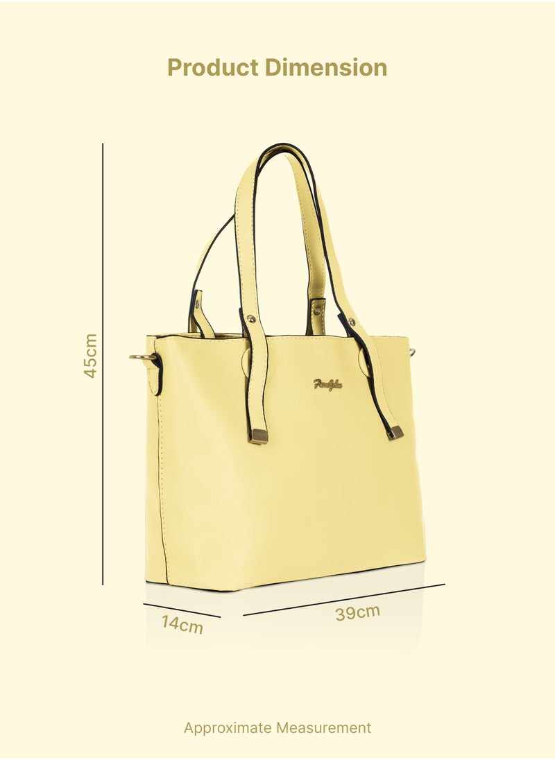 PARAJOHN Bella Tote Solid Fashionable Ladies Top-handle Bags Handbags for women Shoulder Crossbody bag  - Image 2