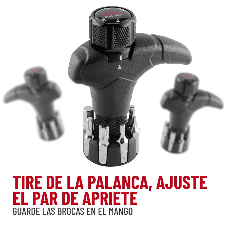 PRO BIKE TOOL Adjustable T Torque Wrench - 4, 5 and 6 Newton Meters - Quality Bicycle Maintenance Tool for Road & Mountain Bikes - 1/4 Inch Hex Driver Torque Wrench for Home & Roadside Repair - Image 5