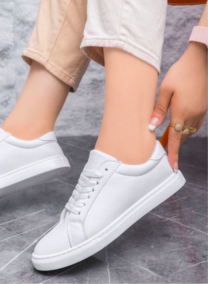 Flat Sneakers White SN-2