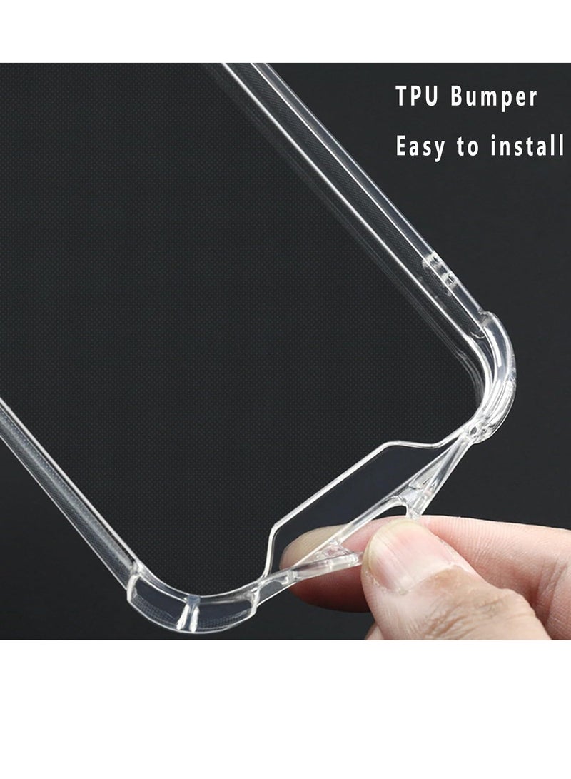 MUNTAQI Nothing Phone 2 Case Clear, Hard PC Back + Soft TPU Bumper Crystal Clear Slim Fit Lightweight Transparent Skin Cover Shockproof Non-Slip Anti-Yellow Heavy Duty Protection (Clear) - Image 2